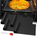 4Pack Oven Liners for Bottom of Electric Gas Oven, 23.6"x 15.7" Thick Heavy Duty Nonstick Teflon Oven Mat, Heat Resistant Grill Baking Mats Outdoor Easy to Clean Gas Stove Liners, BPA & PFOA Free by MimekitchenKitchenHelper