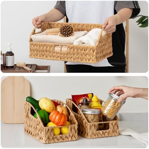 GRANNY SAYS Wicker Baskets for Organizing, Waterproof Basket for Storage - Image 3