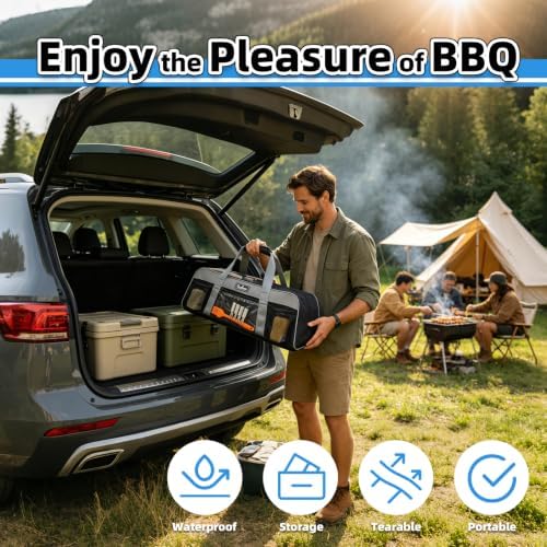 22 Inch Grill Tool Storage Bag, Heavy-Duty 1680D Oxford Organizer - Image 6