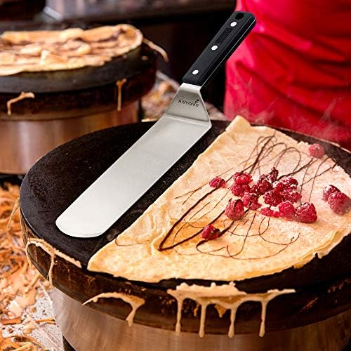 Anmarko Grill Spatula Set - Long Metal Spatula Spatula - Griddle Scraper and Pancake Flipper or Pizza Spatula - Offset Spatula - Stainless Steel Utensil Great for BBQ Grill Flat Top - Image 4