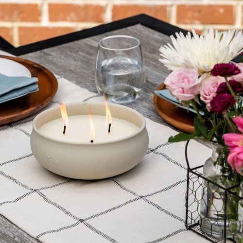 TIKI Citronella Concrete Candle 2 Pack Outdoor Tabletop Décor - Image 2