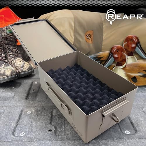 Reapr Steel Ammo Can, Heavy Duty Locking Metal Storage Box, Airtight - Image 2