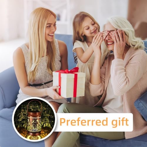 Solar Lanterns Outdoor Waterproof Gifts for Women Grandma Gifts - Image 6