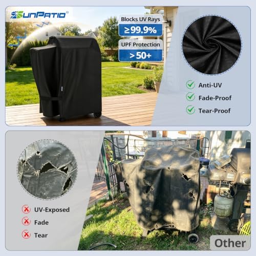 SunPatio Grill Cover for Pit Boss Lexington 500/540, Pro 600 and Tailgater - Image 6