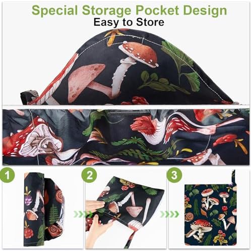 Picnic Table Cover with Bench Covers Camping Tablecloth Set with Pocket - Image 4