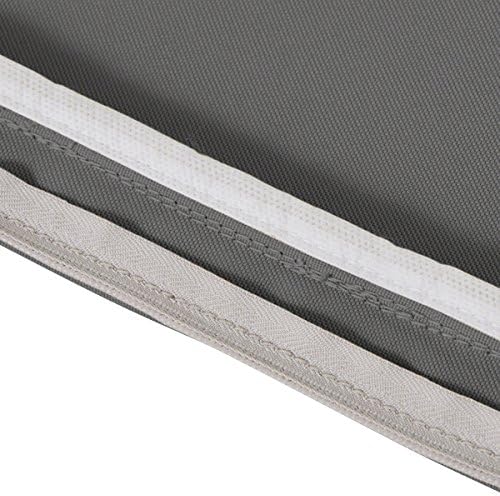 Classic Accessories Montlake Water-Resistant 25 x 18 x 4 Inch Outdoor Back Cushion Slip Cover, Patio Furniture Cushion Cover, Light Charcoal Grey, Patio Furniture Cushion Covers - Image 6