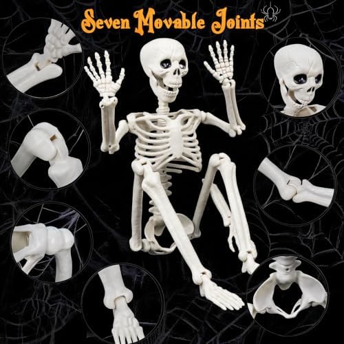 Lighted Human & Dog Skeleton Halloween Decorations Outdoor/Indoor - Image 3