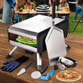 AOSION Pizza Oven Outdoor, 14 Inch Multi-Fuel Rotatable Pizza Ovens,Portable Stainless Steel Pellet Gas Pizza Oven for Outside Backyard Camping. by AOSIONUSA