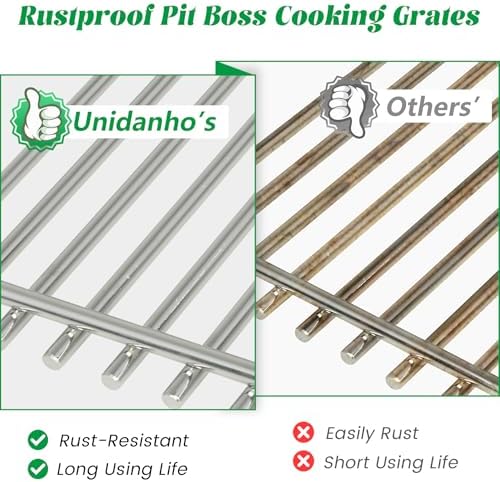 Grill Grates for Pit Boss Lexington 500 540 Series Stainless Steel Cooking Grid Grate Grilling Rack Wood Pellet Smoker Pitboss PB540 PB500LX-005 Replacement Parts 31172 BBQ Accessory - Image 7