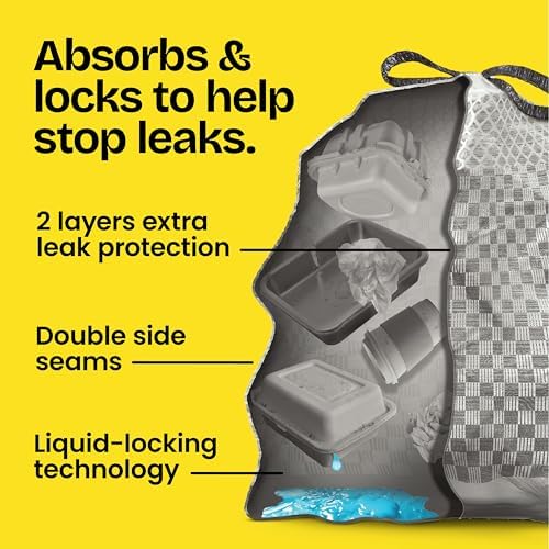 Glad ForceFlex MaxStrength LeakGuard Bags, Sunshine Lemon, 13 Gallon, 90 Ct - Image 4