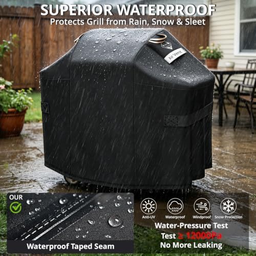 48" Grill Cover for Weber Spirit and Spirit II 200 Series,1000D Heavy Duty - Image 5