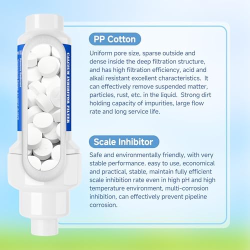 Calcium Inhibitor Filter for 3/4" Standard Garden Hose and Faucet - Image 3
