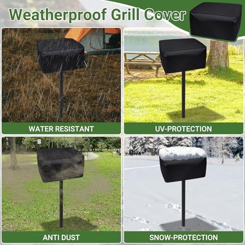 Park Grills, 256 Sq. In, Park Style Charcoal Grill - Image 7