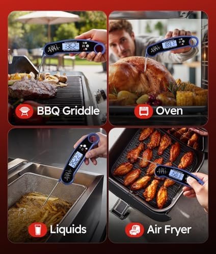 Meat Thermometer Digital, Food Thermometer for Cooking, Blue - Image 7