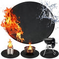 42" Round Fire Pit Mat for Solo Stove Bonfire - Fireproof Under Grill Mat for Outdoor Grill & Portable Camping Stove - Ideal Solo Stove Accessory by WelcomeToBUYSING