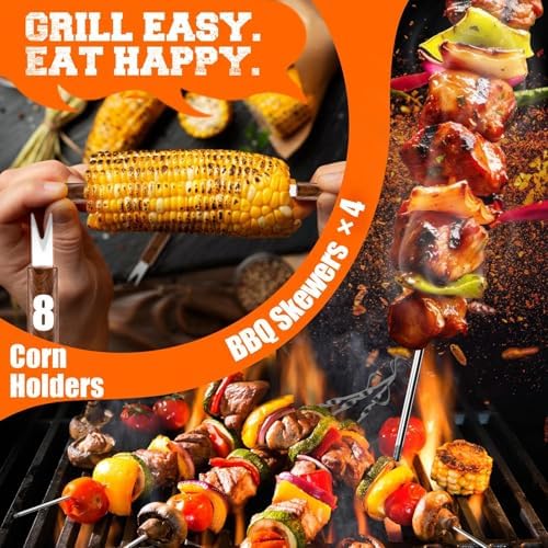 PURPLEBIRD 31PCS Grill Set for Outdoor Grill - Grilling Gift for Men & Dad - Image 4
