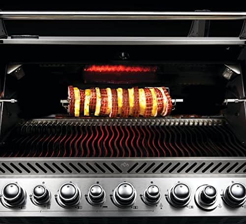 Napoleon Commercial Grade Rotisserie Kit Accessory for XL BBQ Grills, Fits LEX 605/730 Grills or 45"/114 cm Wide, Stainless Steel, Food to 55lbs/25kg - Image 5
