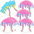 40pcs Ice Cream Drip Baseball Party Supplies Ice Cream Ball Plates and Napkins for Team Sport Birthday Supplies,Suitable for 20 Guests by Unknown