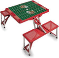 Picnic TIME NFL Football Field Folding Picnic Table, Camping Table, Outdoor Table with Umbrella Hole by PicnicTimeFamilyofBrands
