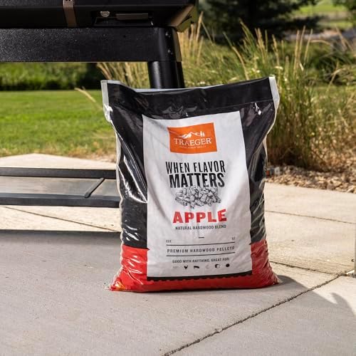 Traeger Grills Apple 100% All-Natural Wood Pellets for Smokers and Pellet Grills, BBQ, Bake, Roast, 18 lb. Bag - Image 3