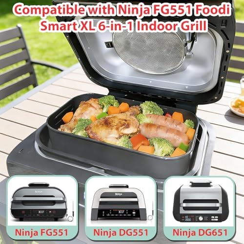 Nonstick Foodi Combo Crisper Basket for Ninja FG551 Foodi Indoor Grill - Image 4