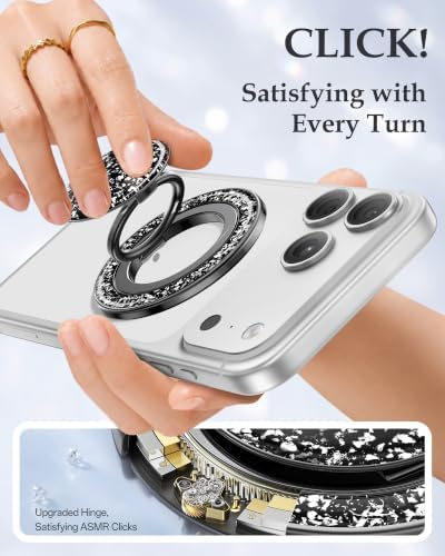 SYNCWIRE Magnetic Phone Ring Holder, for MagSafe Phone Grip Stand Kickstand - Image 3