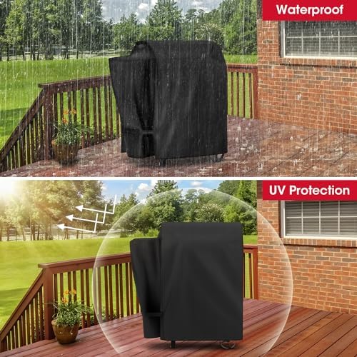 Unicook Waterproof Pellet Smoker Cover Compatible with Pit Boss 700FB/500 - Image 7