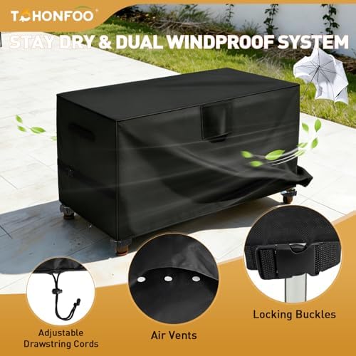Outdoor Prep Table Cover 48 x 30 x 35in, Compatible with Grill Cart - Image 5