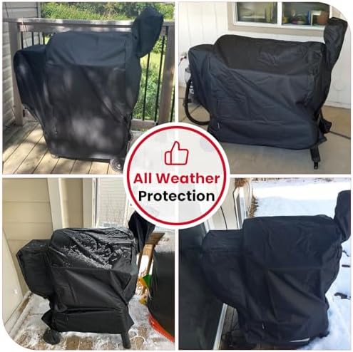 Unicook Pellet Smoker Grill Cover for Pro 22 Series, Heavy Duty Waterproof - Image 6
