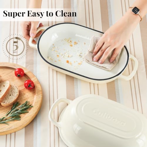 5-Quart Oval Dutch Oven for Bread Baking - Image 6