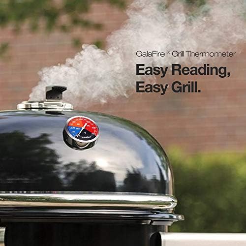 BBQ Thermometer Gauge, 2 Pack, 3 3/16 inch Large Dial Temp Gauge - Image 6
