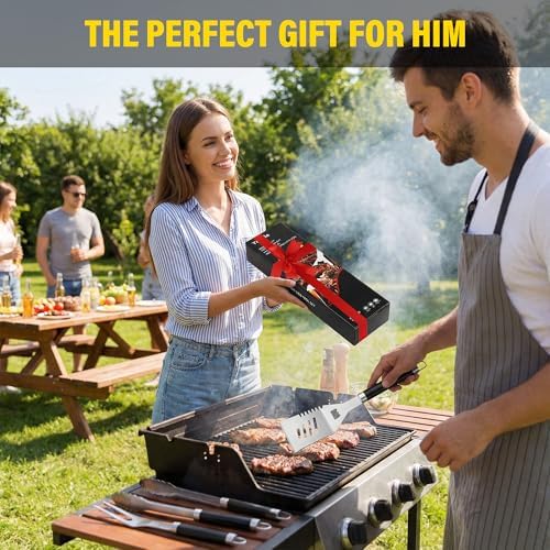 Grill Set, Grill Tools for Outdoor Grill Utensils Set BBQ Accessories - Image 3