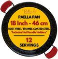 Paelluxe Paella Pan Enameled No-Rust Steel Skillet - 18 Inch, 12 Servings by Paelluxe