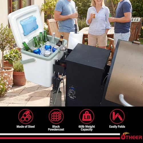 Utheer Grill Caddy with Hanging Cooler for Traeger, Weber, Pit Boss - Image 3