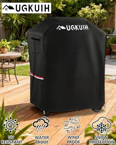 Grill Cover for CharBroil Bistro Pro Electric Grill Outdoor, Heavy Duty 600D Waterproof Protection, Compatible with Charbroil Grill Cover 25302145, 25302146, 25302161 and CB1250073P4 - Image 6