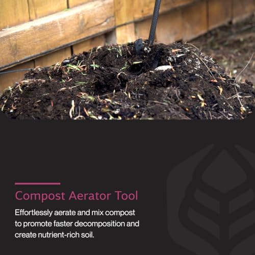 Yard Butler Aerator for Compost, Cushioned & Long Handle, ICA-36 - Image 2