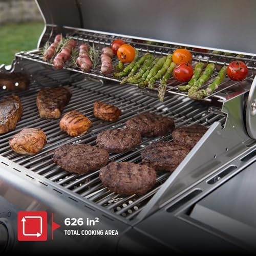 Nexgrill Propane 4 Burner Gas Grill, Stainless Steel Body with Side Burner - Image 3