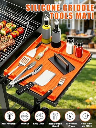 Rollable Silicone Grill Mat for Blackstone Griddle Accessories - Image 3