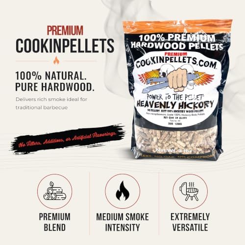 CookinPellets Premium Hickory Hardwood BBQ Smoking Pellets, 3 lb Bag - Image 2