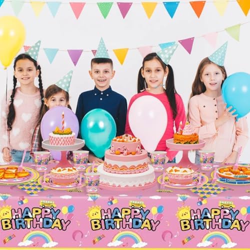 121PCS Cartoon Teacher Happy Birthday Party Decorations - Image 7