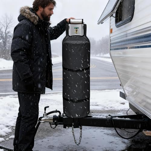 Propane Tank Protective Cover 100lb Gas Van Insulated Storage - Image 2