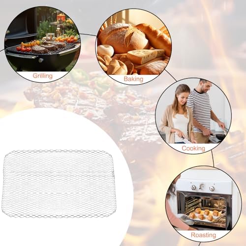 10 Pack BBQ Grill Mesh Mat,Mesh Baking Tray,Grill Mesh,Disposable Barbecue Padding for Outdoor Barbecues (10 Pack) - Image 6
