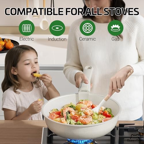 26 Pcs Pots and Pans Set Non Stick, Detachable Handle Cookware - Image 5
