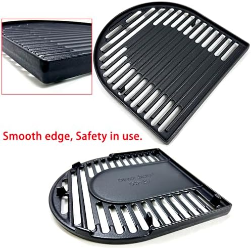 DC126 Cast Iron Grill Cooking Grates for Coleman Roadtrip Swaptop Grills LX LXE LXX, Non-Stick Grids Grates, 2 Pack - Image 4