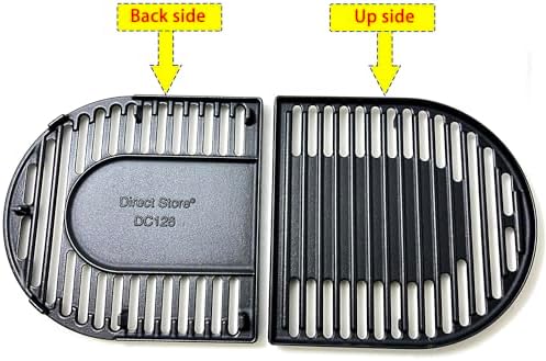 DC126 Cast Iron Grill Cooking Grates for Coleman Roadtrip Swaptop Grills LX LXE LXX, Non-Stick Grids Grates, 2 Pack - Image 3
