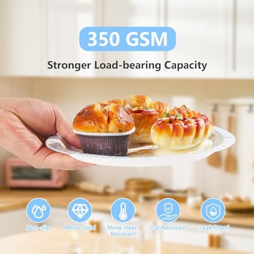 96Pcs A Little Piece of Heaven Baby Shower Party Supplies Serves 24 - Image 4