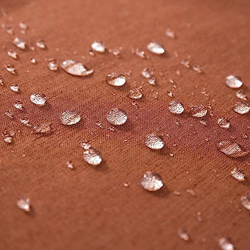MIULEE Decorative Outdoor Pillow Covers Fall 16x16 Rust - Image 3