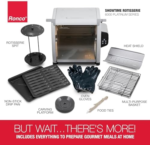 Ronco 6000 Platinum Digital Countertop Rotisserie Oven, 12-lb Capacity - Image 6