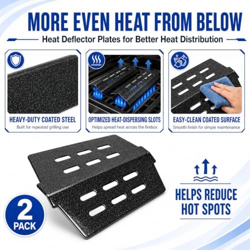 Uniflasy Grill Parts for Weber Genesis 300 Series Grills with Front Control - Image 7