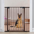 Mumeasy 36" High Extra Tall Dog Gate, 29.7"-40.5" Wide Pressure Mounted Tall Baby Gate for Dog, Auto Close Pet Gate with Door for Stairs,Doorways,House,Black by Mumeasy-FocusonBabyPetSafetyGate
